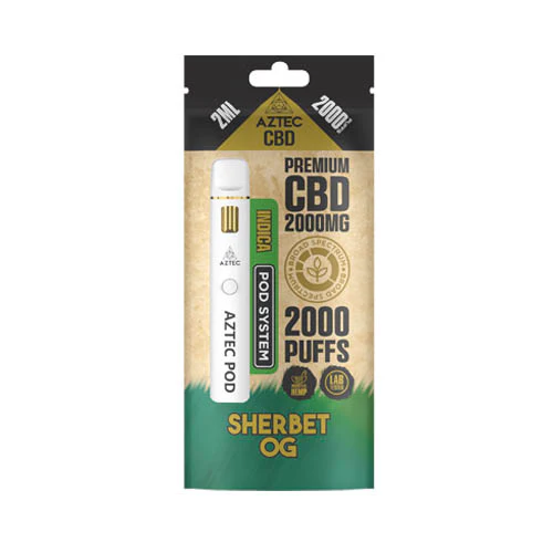 Aztec CBD 2000mg Starter Prefilled Pod Kit - Image 10