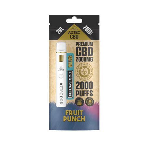 Aztec CBD 2000mg Starter Prefilled Pod Kit - Image 19