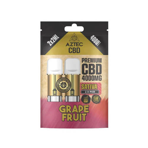 Aztec CBD 4000mg Prefilled Pods X2 - Image 6