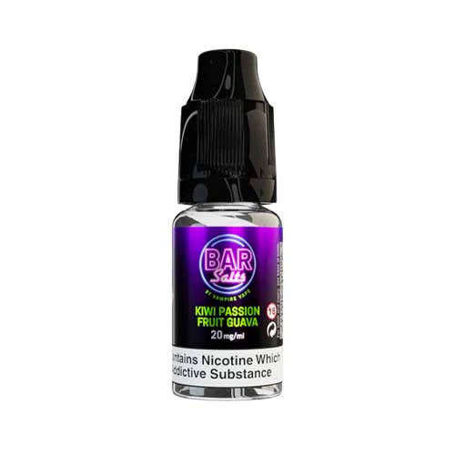 Bar Salts Kiwi Passion Fruit Guava Nic Salt
