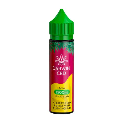 Darwin - Cherries & Red Berries with a Menthol Mix - CBD Isolate 60ml - Image 3