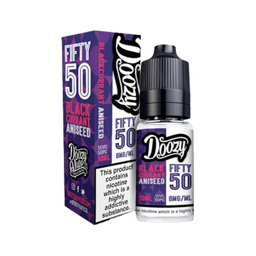 Doozy Fifty 50 Blackcurrant Aniseed 10ml