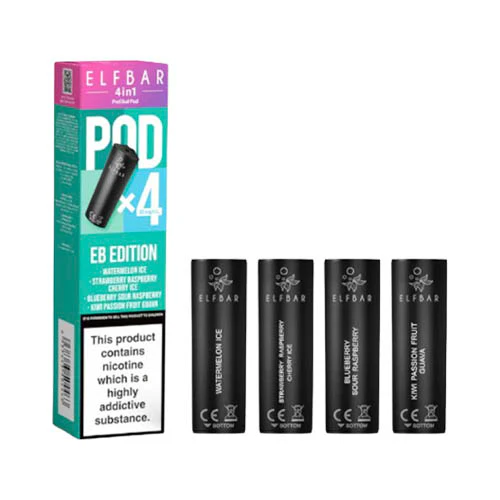 Elf Bar 4-in-1 Prefilled Replacement Pods X4 - Image 3