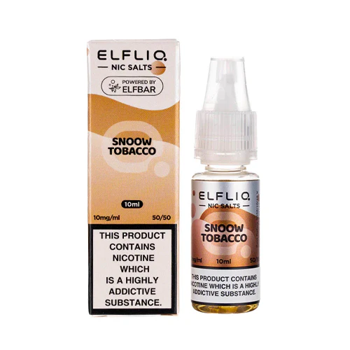 ELFLIQ Snoow Tobacco (Cream Tobacco) Nic Salt - Image 3