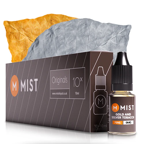Gold and Silver Tobacco E Liquid (10x10ml) - Image 11