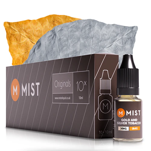 Gold and Silver Tobacco E Liquid (10x10ml) - Image 7