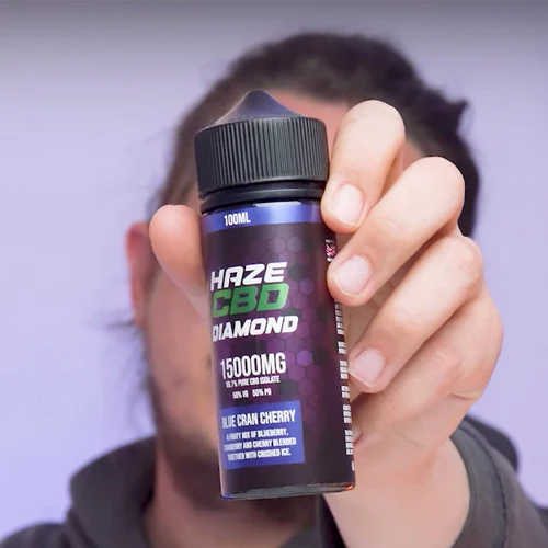 Haze CBD Diamond - Blue Cran Cherry - 100ml - Image 2