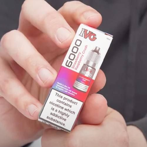 IVG 6000 Strawberry Raspberry Crush Nic Salt - Image 2
