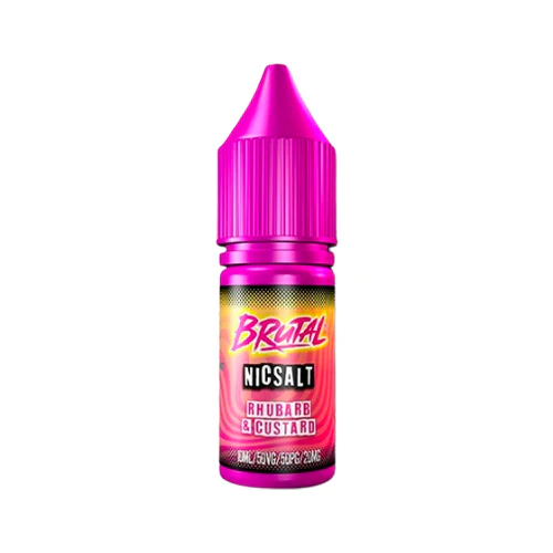 Just Juice Brutal Rhubarb & Custard Nic Salt