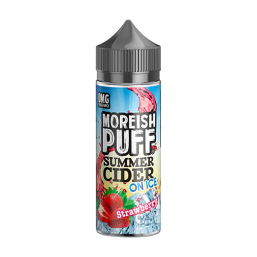 Moreish Puff Summer Cider on Ice - Strawberry 100ml