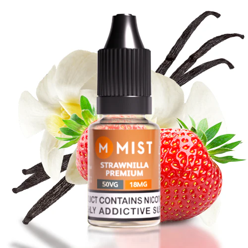 Strawnilla Premium E Liquid 10ml - Image 7