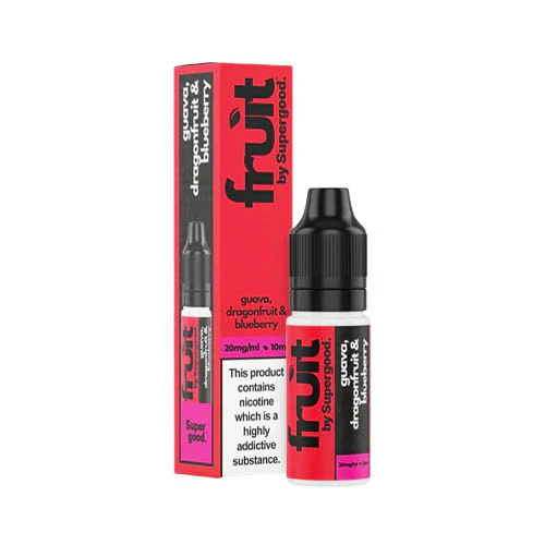 Supergood Fruit Guava Dragon Fruit &amp; Blueberry Nic Salt